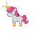 Pink Unicorn Cursor Help.ani Preview
