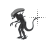 Xenomorph caricature II left select.cur Preview