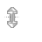 Silver Vertical Resize.cur Preview