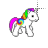 Unicorn 8-bit swirl left select.ani Preview
