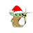 Baby Yoda Claus & Porg left select.cur Preview