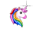 unicorn head II left select.cur Preview