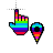 Rainbow Pin.cur Preview