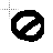 Bold black BLOCK.cur Preview