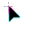 Pink and Light Blue Carbon Fiber.cur Preview