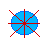 Smooth blue unavailable cursor.cur Preview