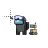 (Location Select) Among Us Black With Goggles and Rover.ani Preview