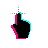 Glitch / TikTok link select cursor.ani Preview