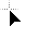 White Outline cursor.cur Preview