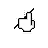 Cartoon Hand diagonal 2.ani Preview