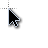 white and black cursor.cur Preview