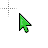 Green Normal Cursor.cur Preview