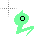 cyan wisp busy.cur Preview
