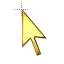 3D Golden Pointer.cur HD version