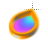 Left Flowing Rainbow Gold Teardrop.ani Preview