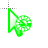ARGs cursor green working in background.ani Preview