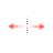 Red Cursor (Horizontal Resize).cur Preview