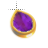 Right Amethyst in Gold Teardrop.cur Preview