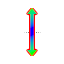 Colour tail vertical.cur HD version