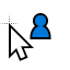 Person select.cur HD version