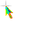 stripy rainbow.cur Preview