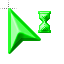 Green Gemstone working in background.cur HD version