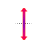 Red and blue pointy vertical resize.cur Preview