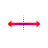 Red and blue pointy horizontal resize.cur Preview