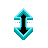 Flashing Neon Aqua and Black Verticle Resize.ani Preview