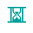 Dark Cyan (wait).cur Preview
