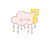 Kawaii Cloud.Help Select.cur Preview