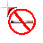 no smokeing cursor.cur Preview