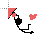 Stickman Swinging (with hearts!).ani Preview