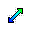 BlueToGreenDiagonalResize2.cur Preview
