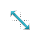 Blue Glow Diagonal Resize 1.cur Preview