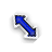 Blue_Diagonalresize1.cur Preview