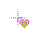 purple and yellow heart.cur Preview