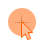 Orange Transparent Circle.cur Preview