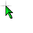 Green 3D Mouse.cur Preview
