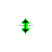 Black and Lime Vertical Resize.cur Preview