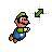Super Mario Bros. (SNES) Big Luigi - Diagonal Resize 2.ani Preview