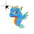 TurquoiseDragonBaby.cur Preview