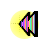 neon amarillo 3d.cur Preview