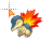 Cyndaquil - Black & White.ani Preview