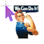 Rosie the riveter3.cur HD version