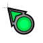 Black and Emerald link.ani HD version
