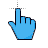 Blue Link.cur Preview