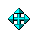 Windows Vista 3D Blue Move.cur Preview