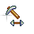 Pickaxe Horizontal Resize.ani Preview
