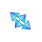 Diagonal NE - Blue.ani Preview